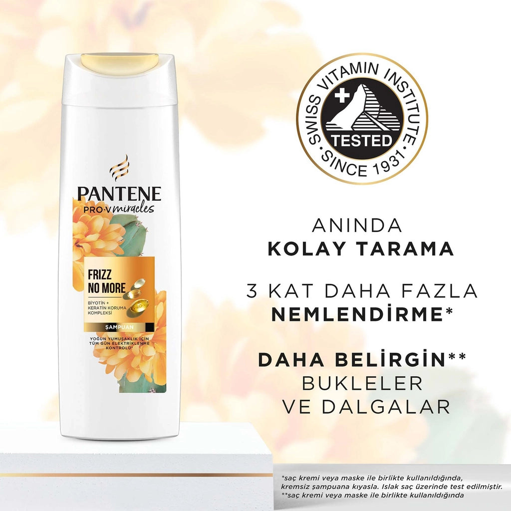 Pantene Pro-V Miracles Frizz No More Shampoo for Curly Hair 325 ml