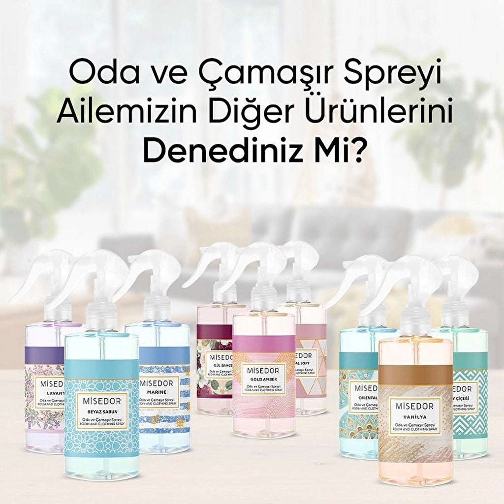 Misedor White Soap Room Fragrance and Laundry Perfume 330 ml