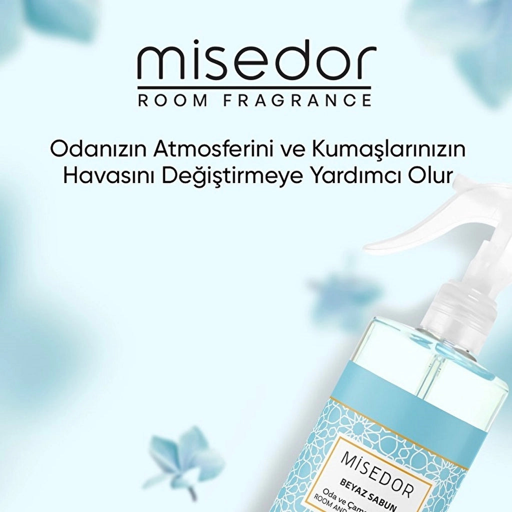Misedor White Soap Room Fragrance and Laundry Perfume 330 ml