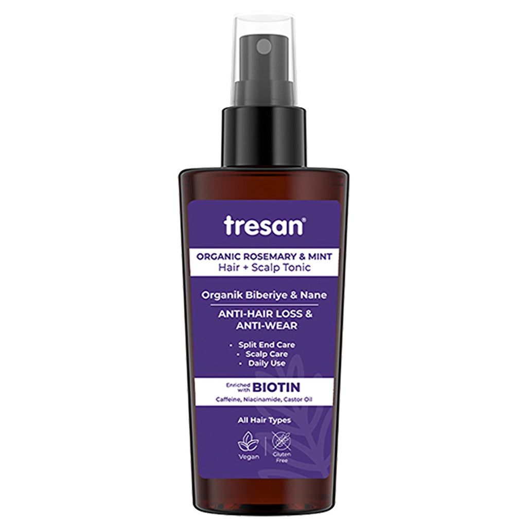 Tresan Organic Rosemary & Mint Anti-Hair Loss and Damage Hair Tonic 125 ml