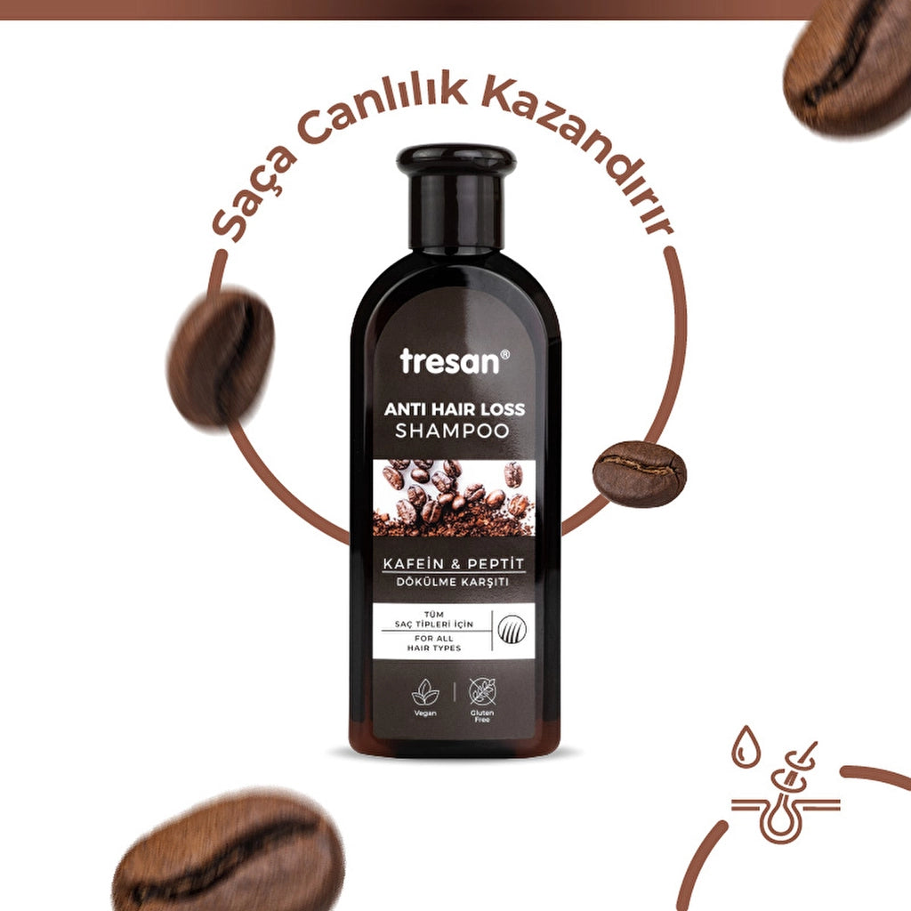 Tresan Caffeine & Peptide Anti-Hair Care Shampoo 300 ml