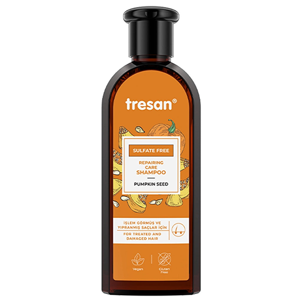 Tresan Pumpkin Seed Repairing Sulfate-Free Care Shampoo 300 ml