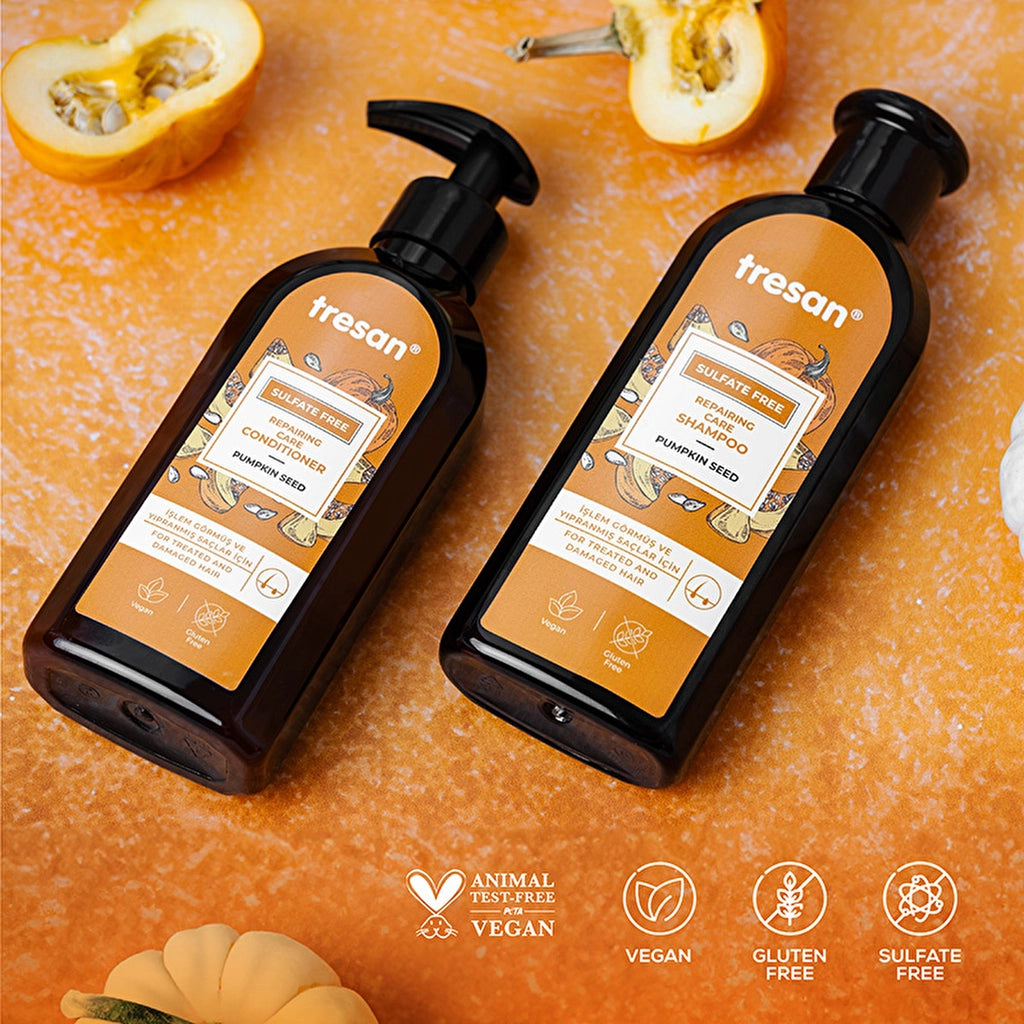 Tresan Pumpkin Seed Repairing Sulfate-Free Care Shampoo 300 ml