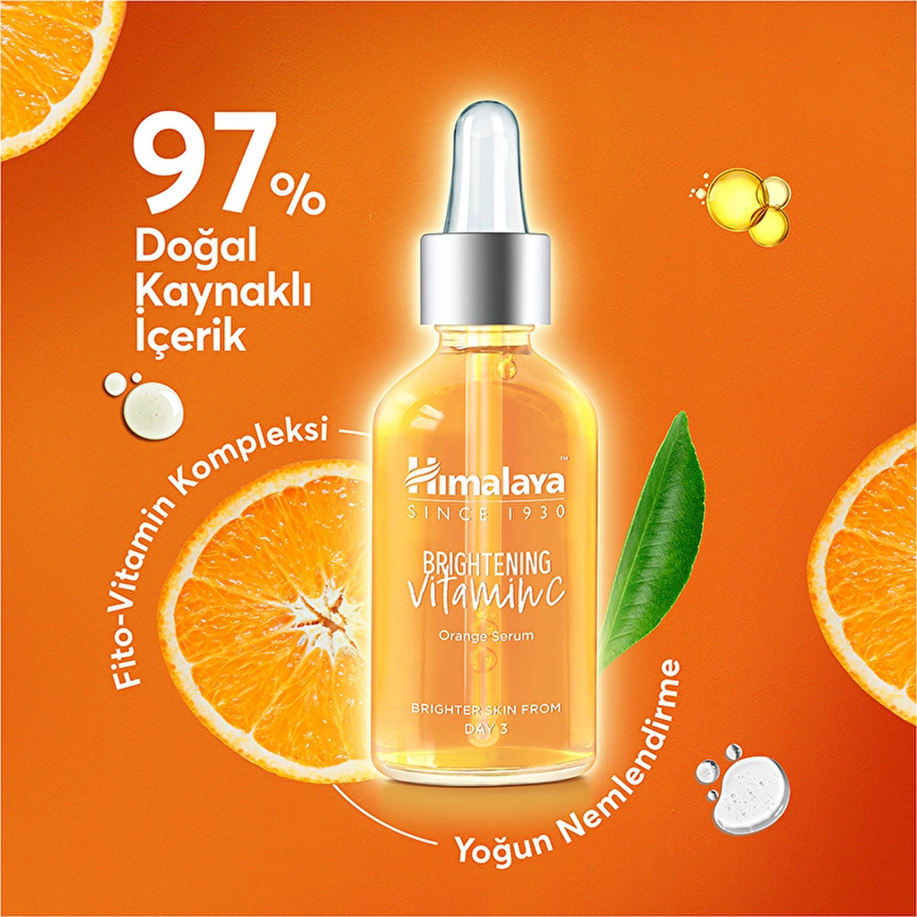 Himalaya Brightening Brightening Vitamin C Orange Extract Serum 30 ml