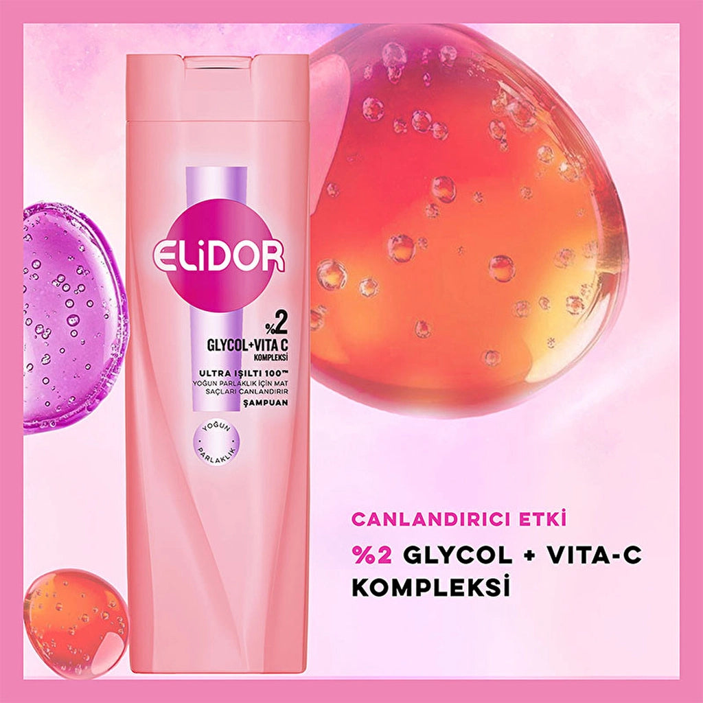 Elidor Ultra Shine Intense Shine Hair Care Shampoo 400 ml