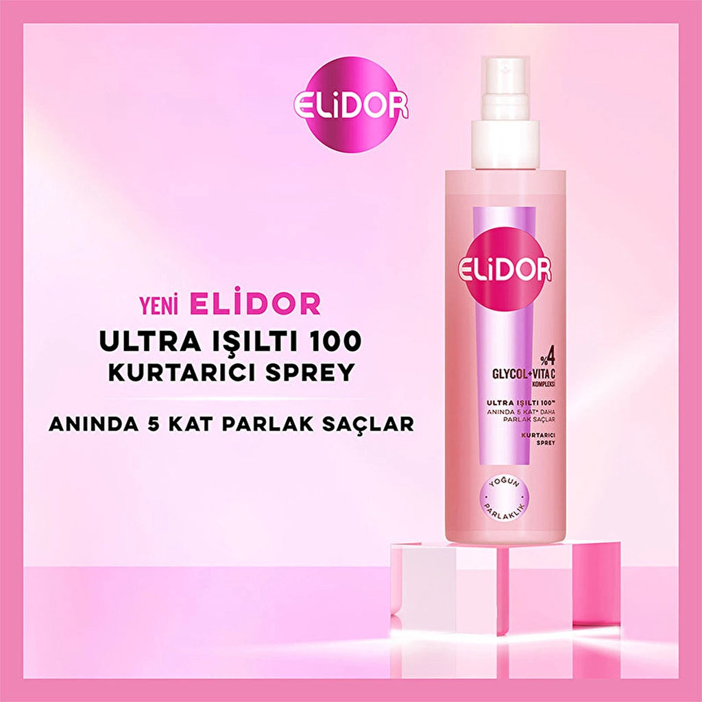 Elidor Ultra Shine Intense Shine Hair Saver Spray 200 ml