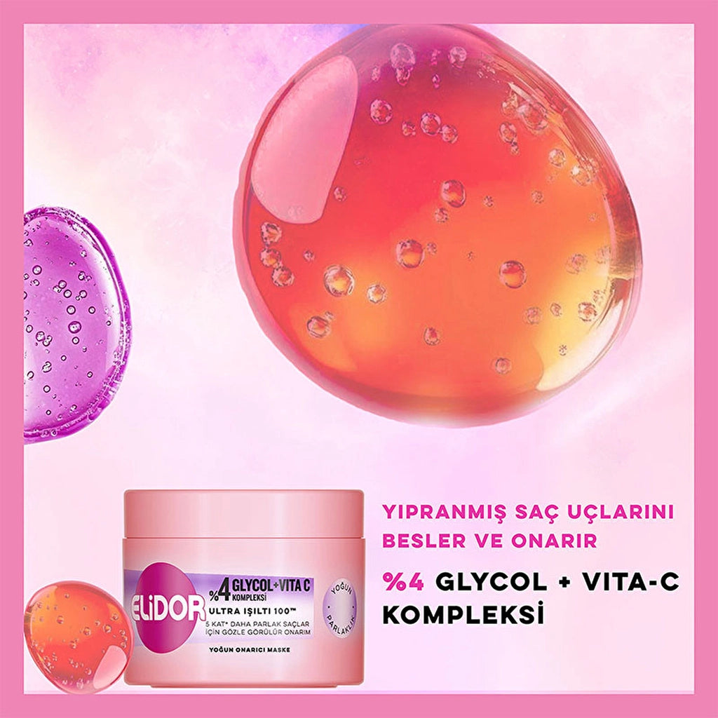 Elidor Ultra Shine Intense Shine Intensive Repair Mask 220 ml
