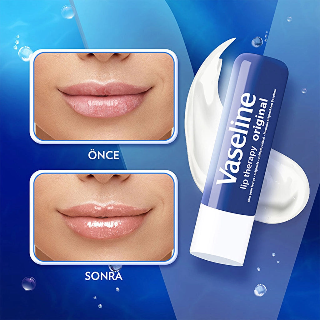 Vaseline Lip Therapy Lip Care Cream Original 4.8 gr