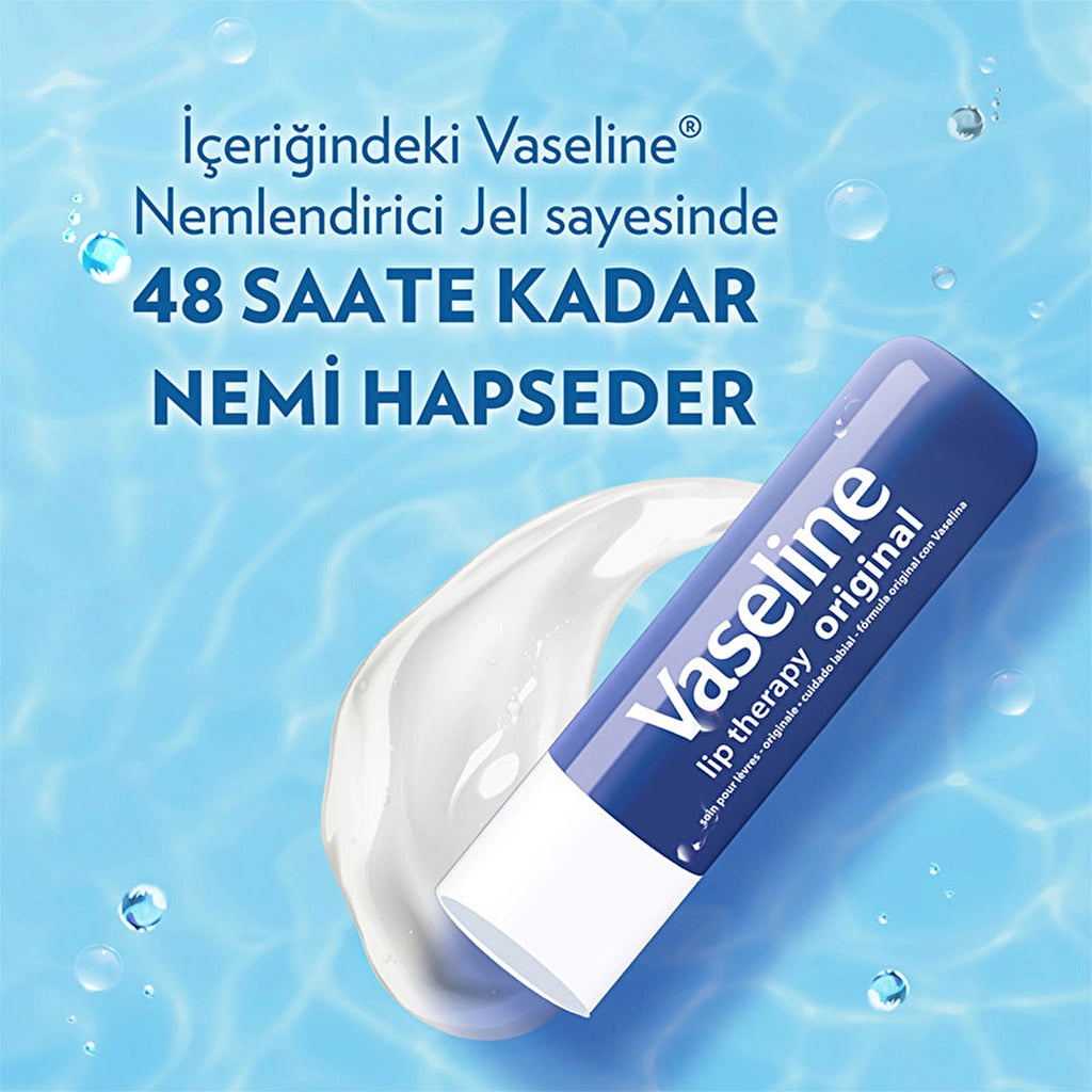 Vaseline Lip Therapy Lip Care Cream Original 4.8 gr