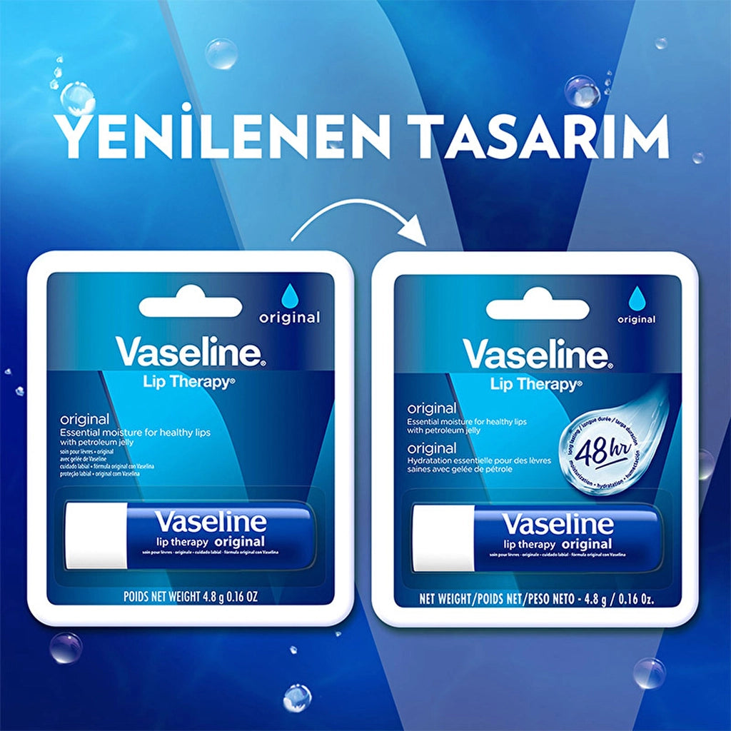 Vaseline Lip Therapy Lip Care Cream Original 4.8 gr