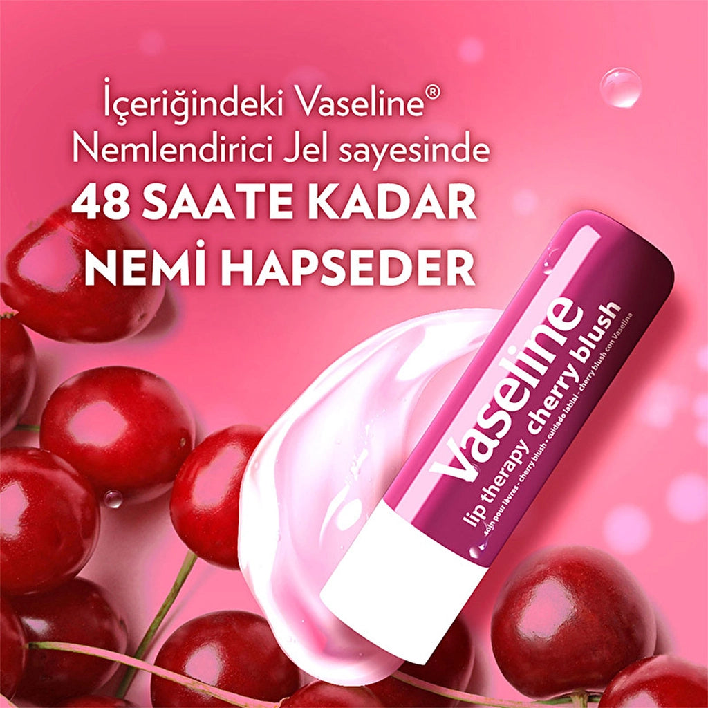 Vaseline Lip Therapy Lip Care Cream Cherry Blush 4.8 gr