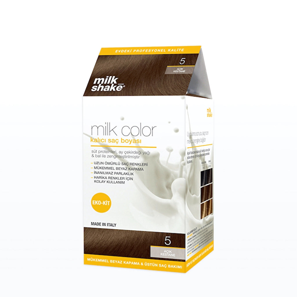 milk_shake Milk Color Eco Permanent Hair Dye Set 4 Medium Chestnut