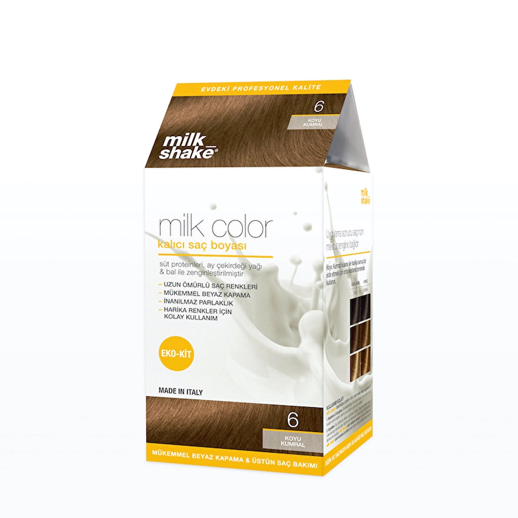 milk_shake Milk Color Eco Permanent Hair Dye Set 8 Light Brunette