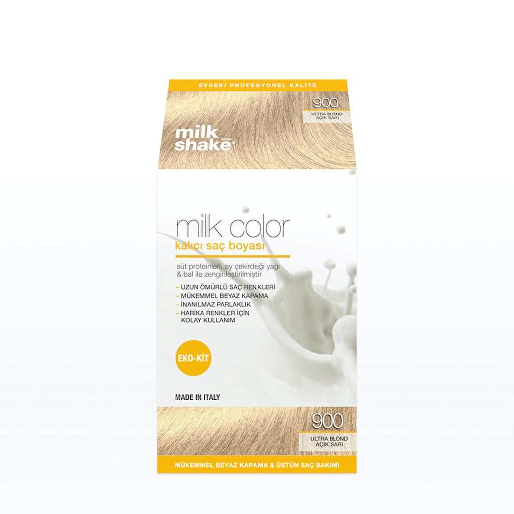 milk_shake Milk Color Eco Permanent Hair Dye Set 900 Ultra Blond Light Yellow