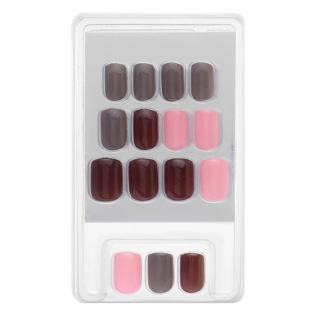 Eklips False Nails Pink Mocha 24-Piece