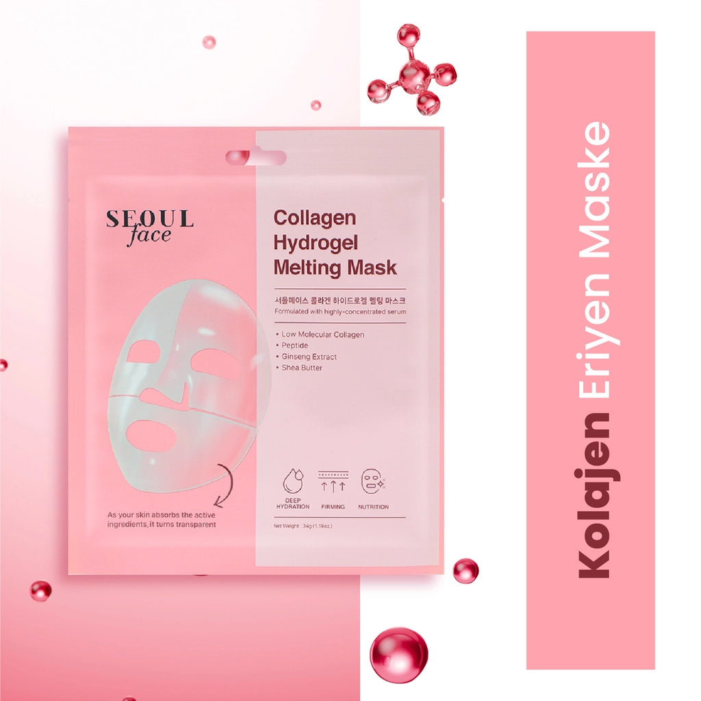 Dermal Korea Seoul Face Collagen Hydrogel Melting Face Mask 34 gr