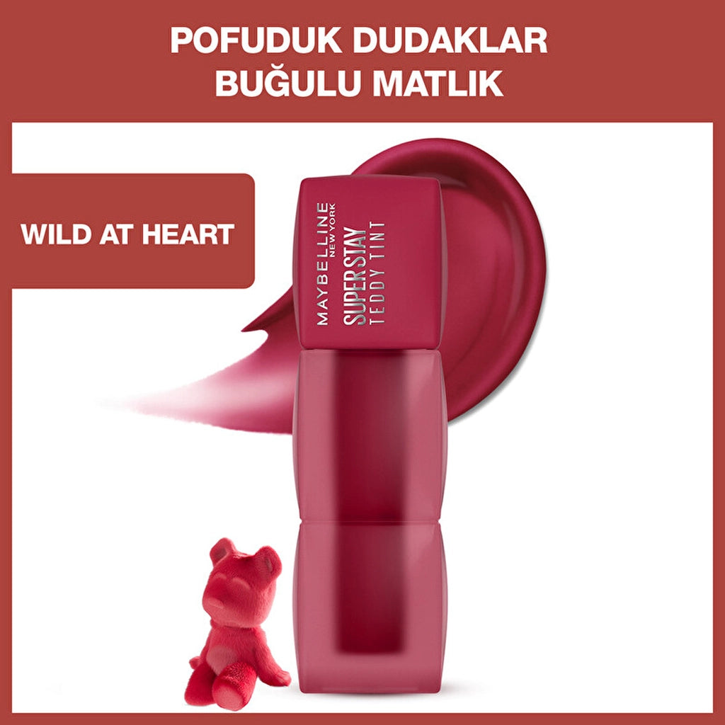 Maybelline Super Stay Teddy Tint Long Lasting Liquid Matte Tint 50 Wild at Heart