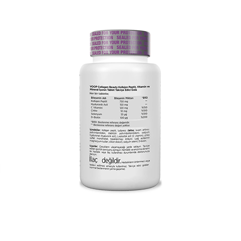Voop Collagen Beauty Collagen Tablet Food Supplement 30 Tablets