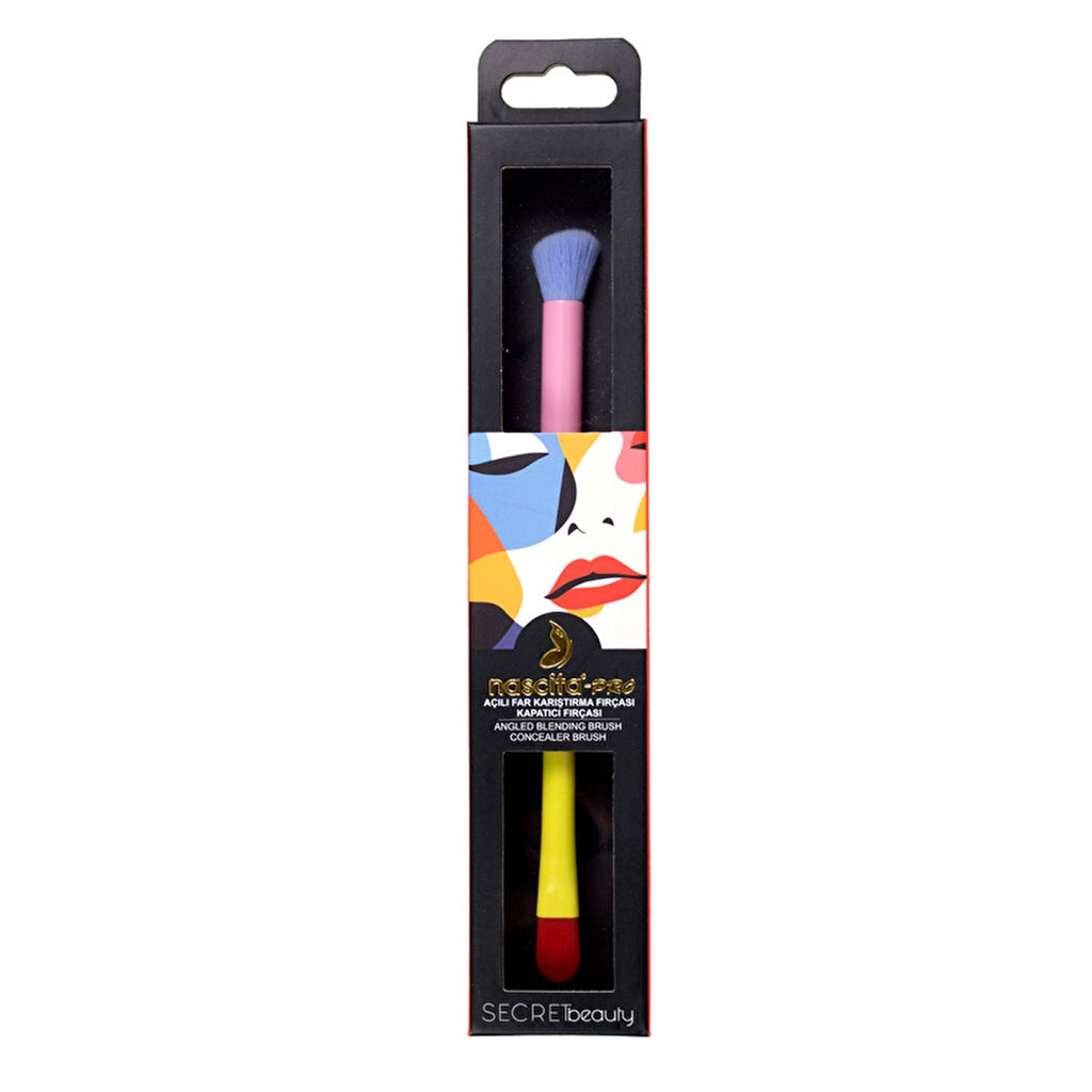 Nascita Secret Beauty Angled Eyeshadow Blending and Concealer Brush