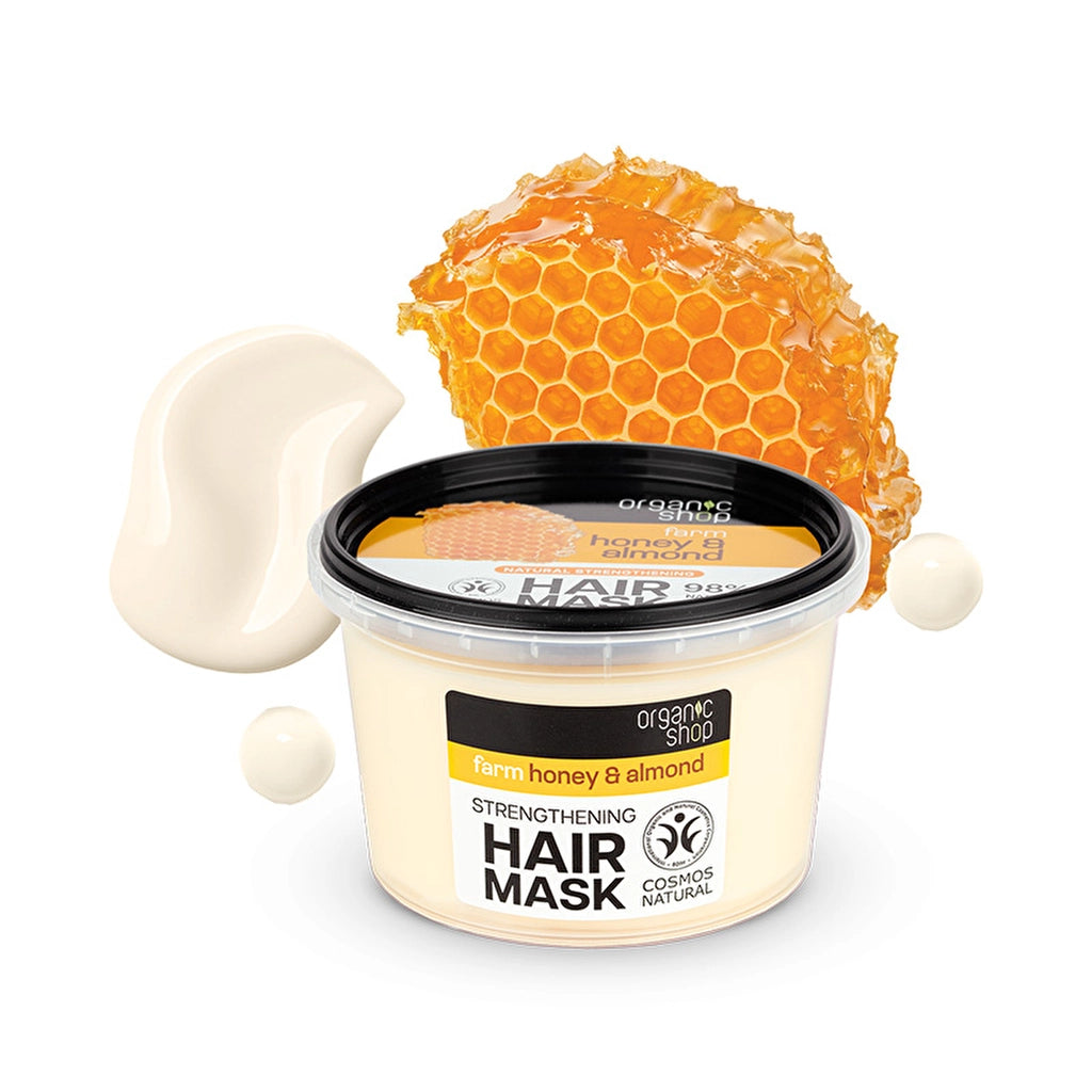 Organic Shop Honey & Almond Strengthening Hair Mask 250 ml