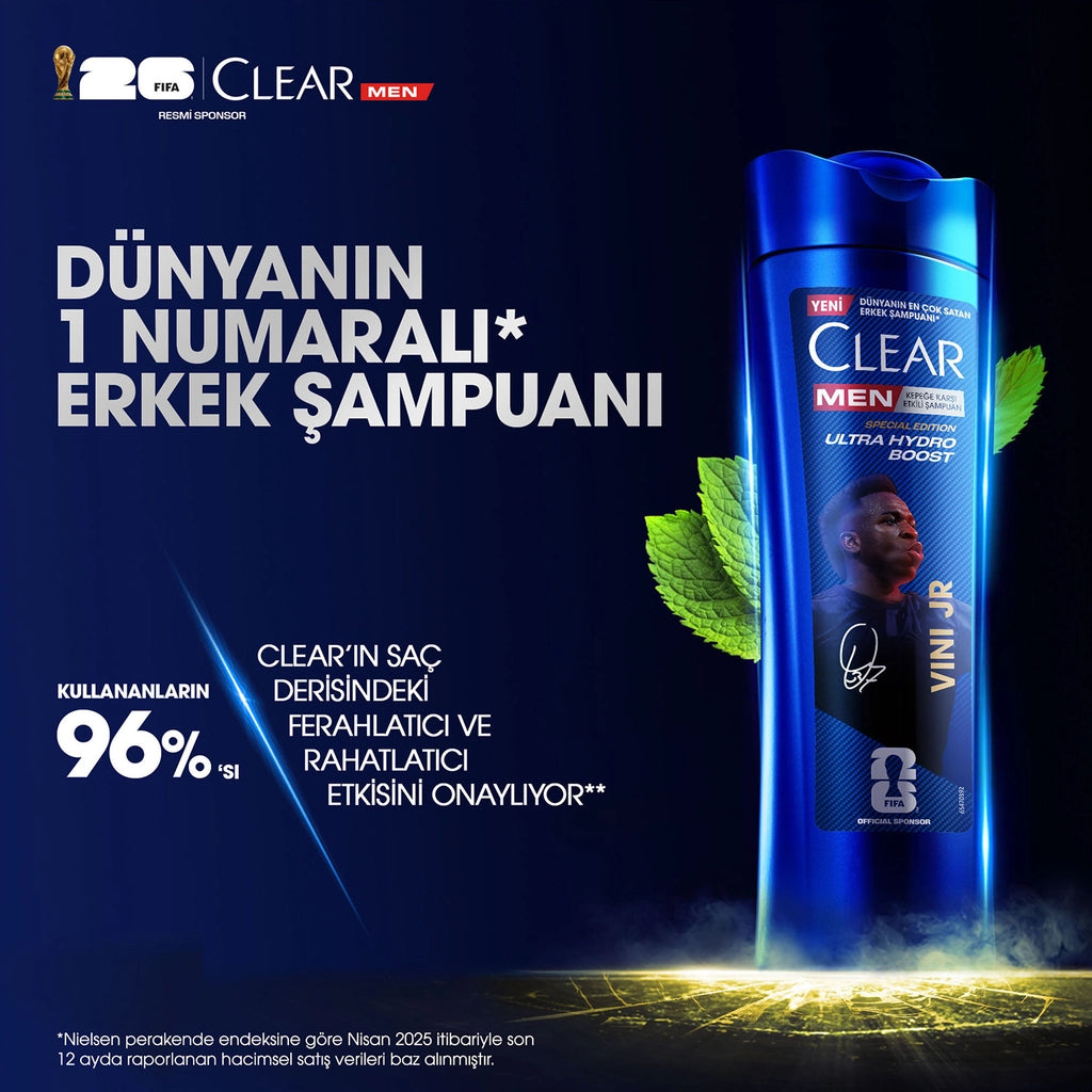 Clear Men Legends Vinicius Junior Shampoo 350 ml