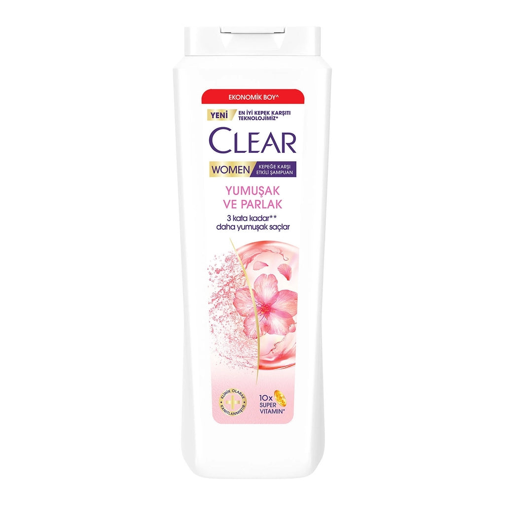 Clear Women Anti-Dandruff Shampoo Soft Shiny 500 ml