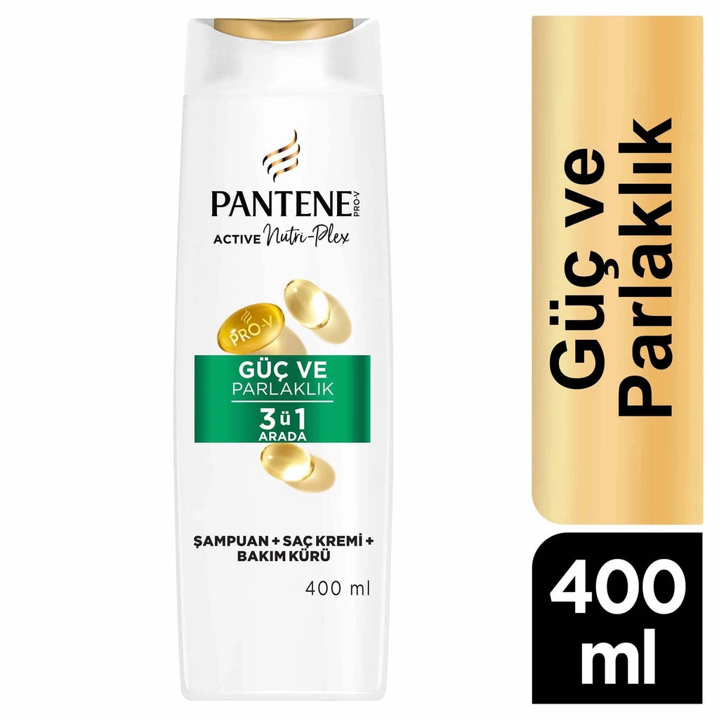 Pantene Power & Shine 3 in 1 Shampoo 400 ml