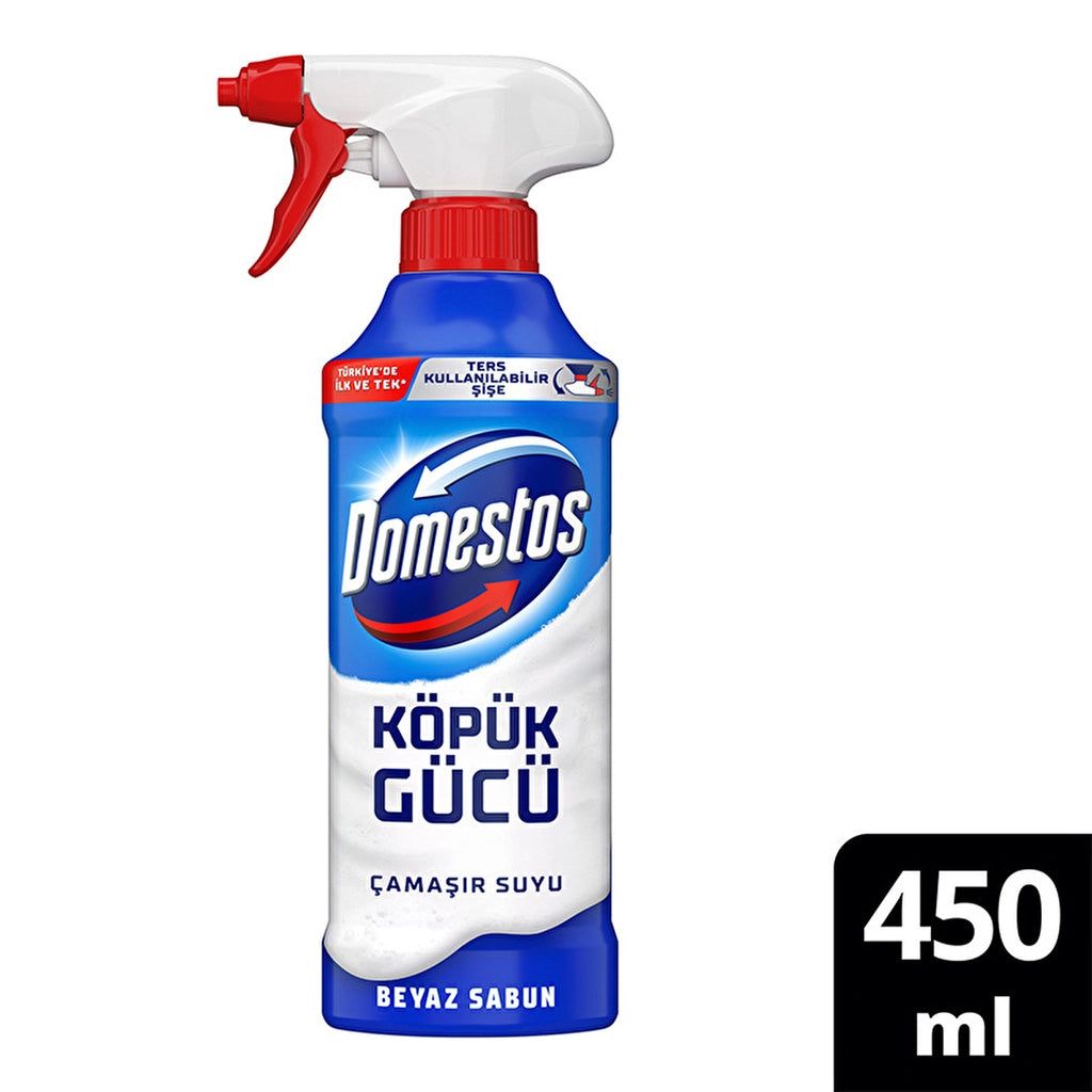 Domestos Foam Power Foam Bleach White Soap 450 ml