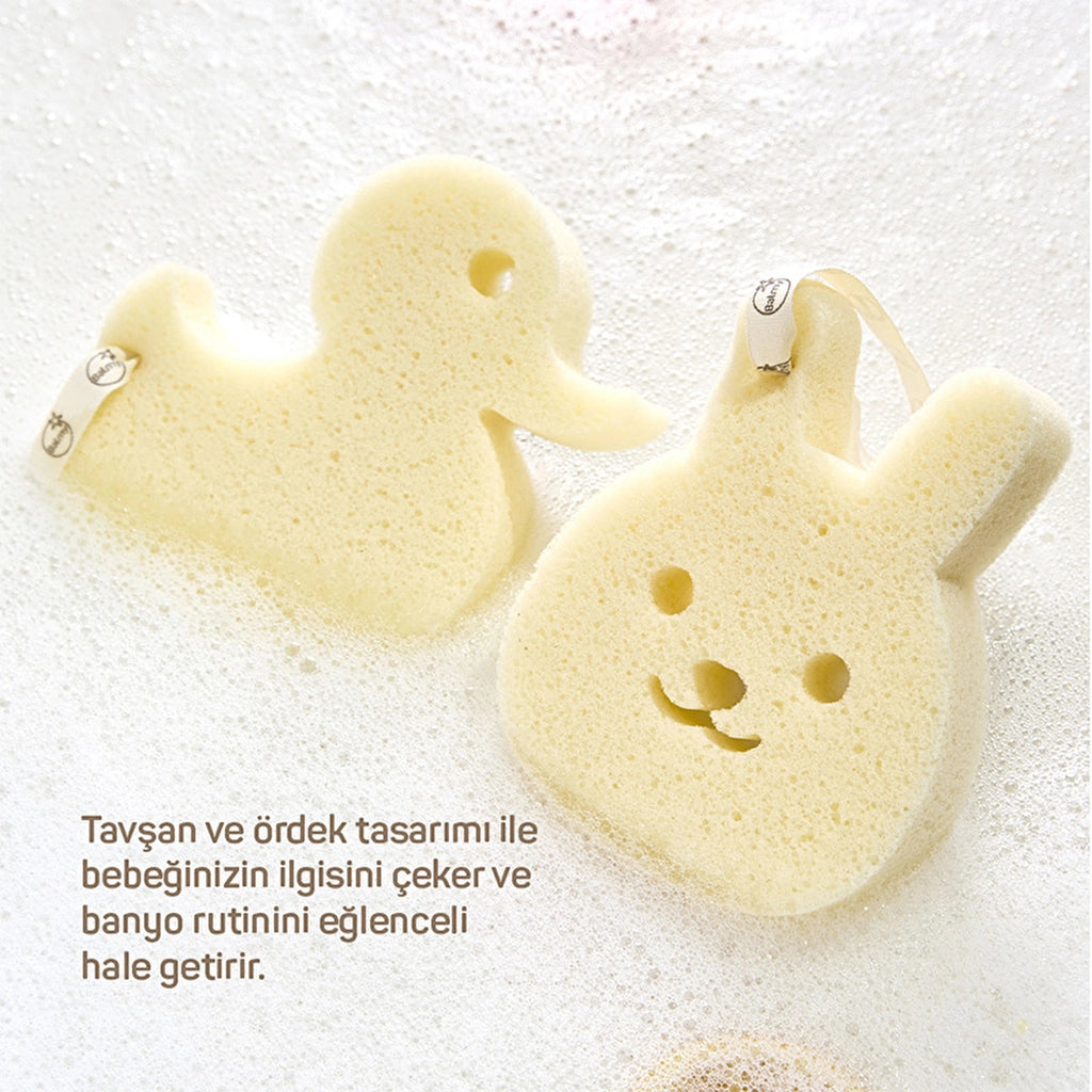 Balmy Duck Baby Bath Sponge