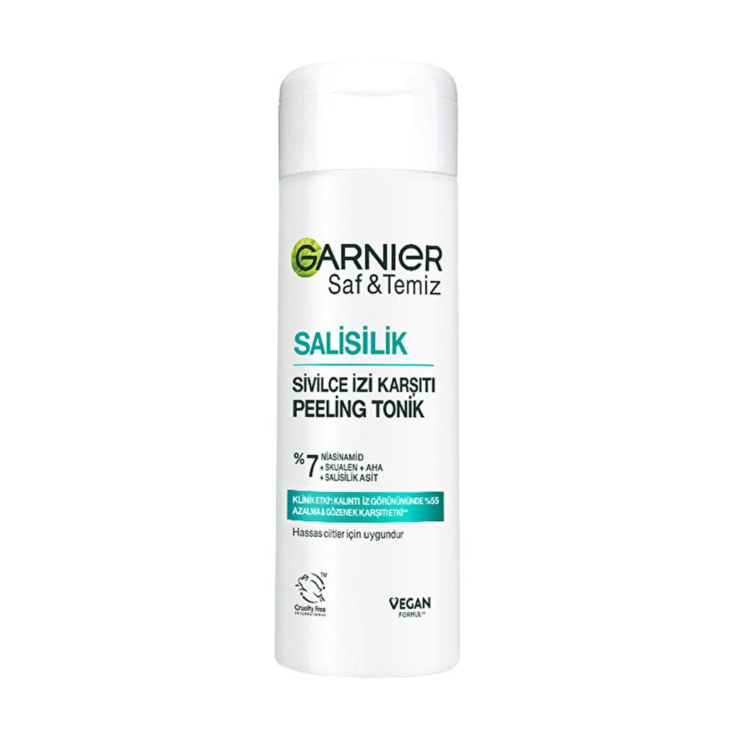 Garnier Pure & Clean Salicylic Anti-Acne Scar Pore Firming Peeling Tonic 120 ml