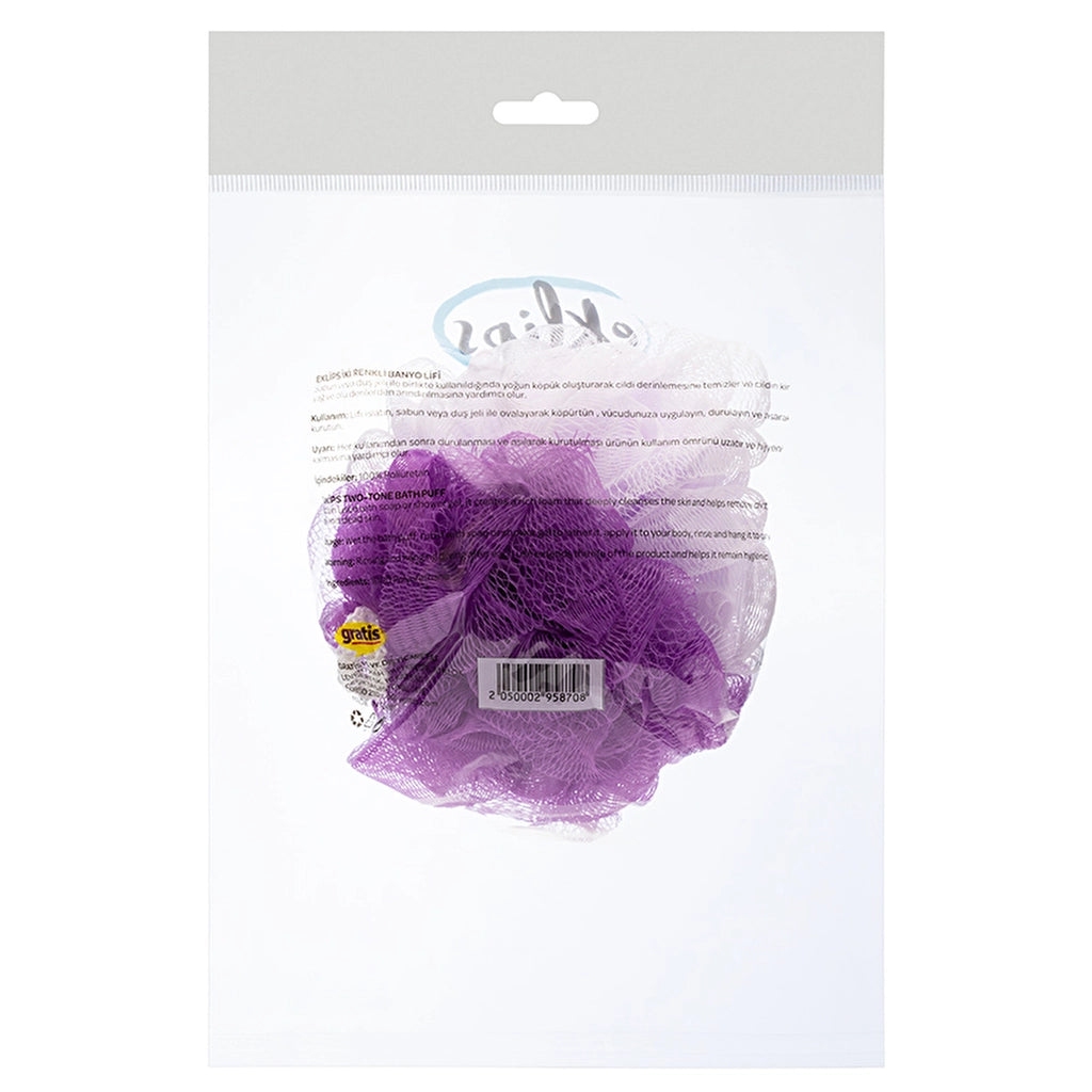 Eklips Two Color Bathroom Loofah (Assorted)
