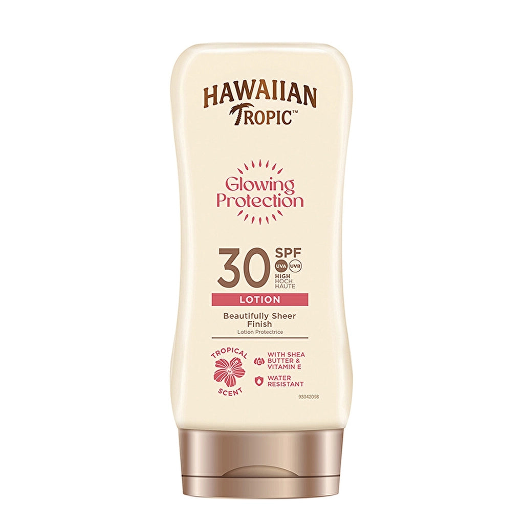 Hawaiian Tropic Glowing Protection Lotion SPF30 Sunscreen Body Lotion 180 ml