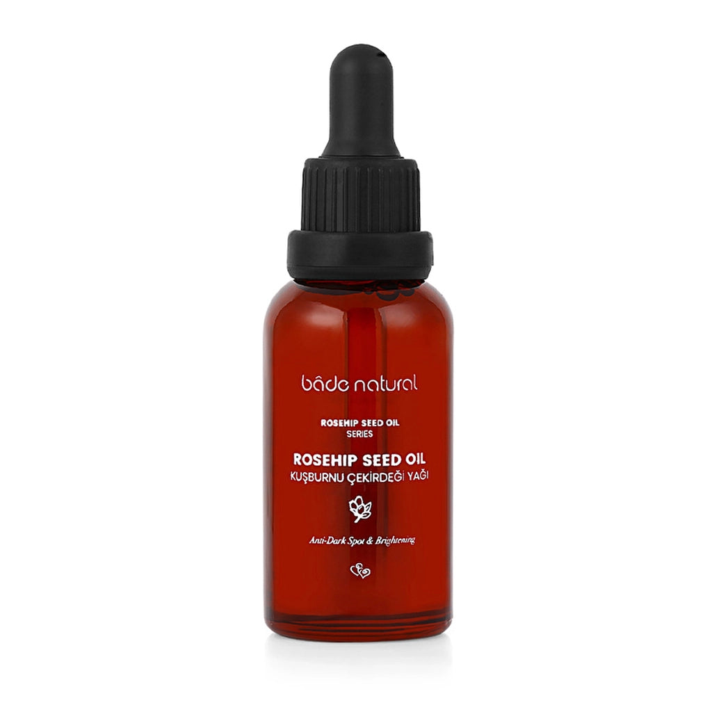 Bade Natural Rosehip Seed Oil Cold Pressed Anti-Blemish and Brightening Face Serum 100% Pure 30