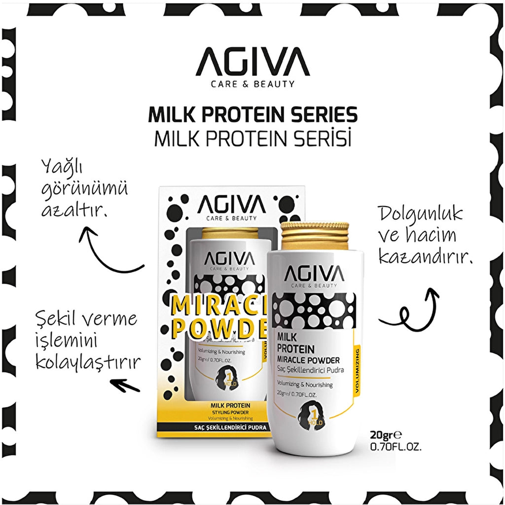 Agiva Milk Protein Miracle Hair Powder 20 gr