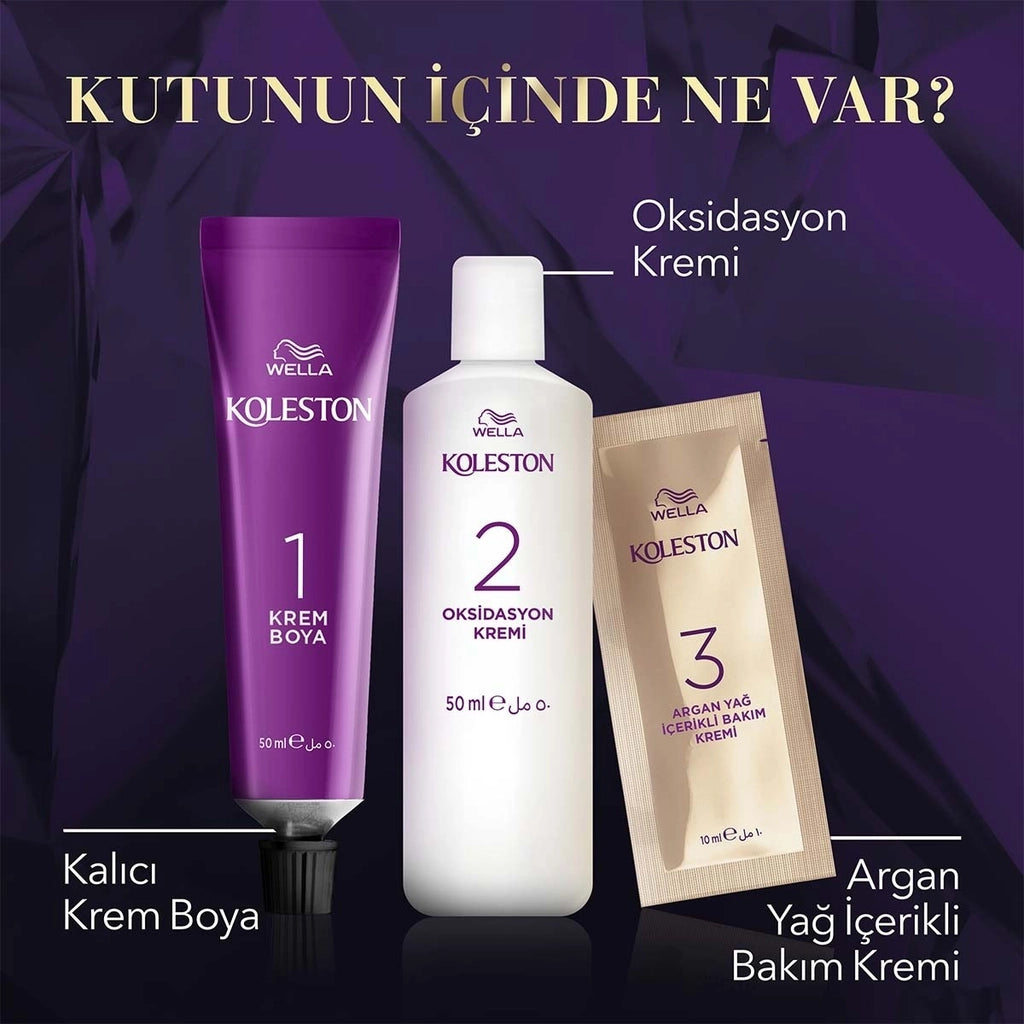 Wella Koleston Intense Hair Dye 7/17 Iced Chocolate