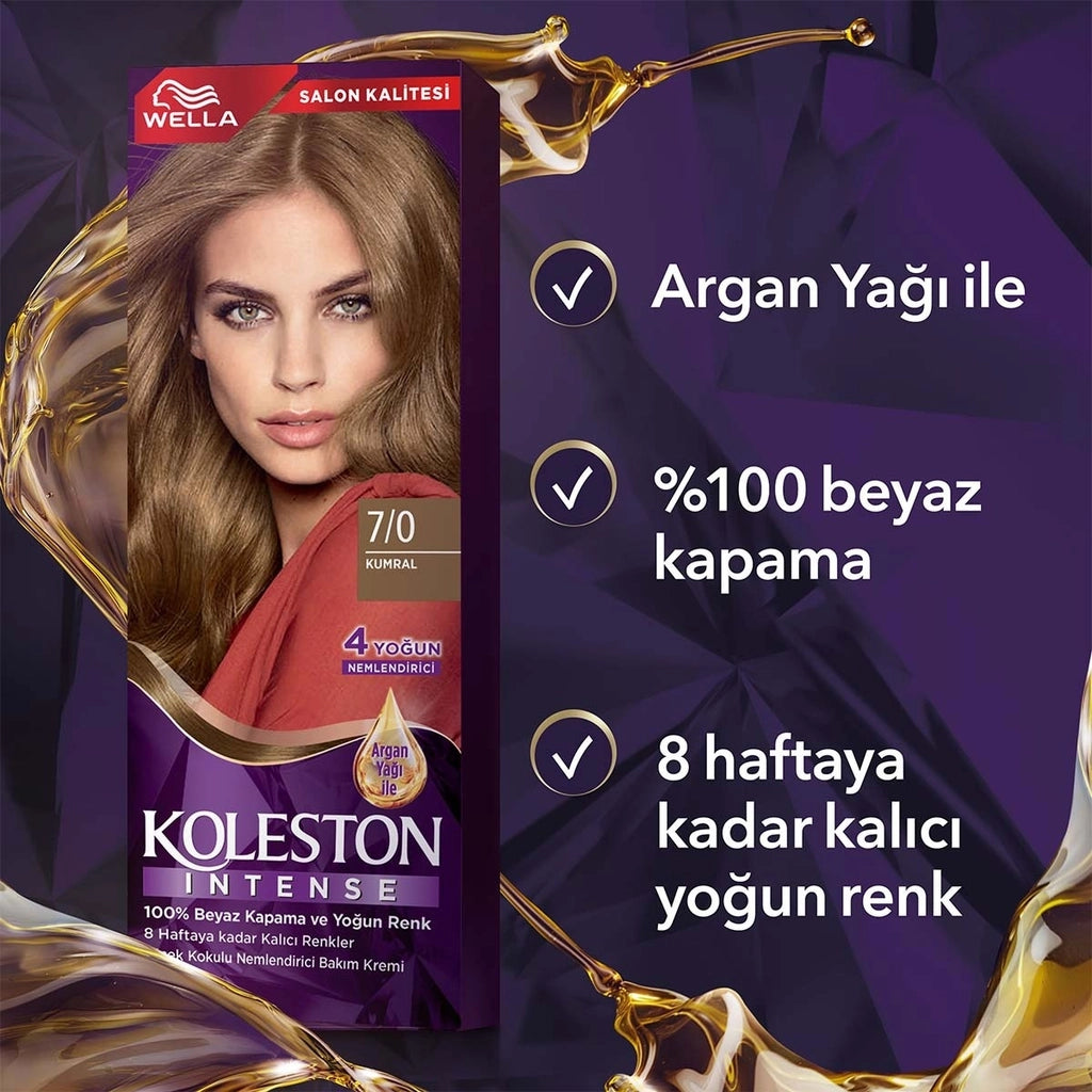 Wella Koleston Intense Hair Dye 7/0 Auburn