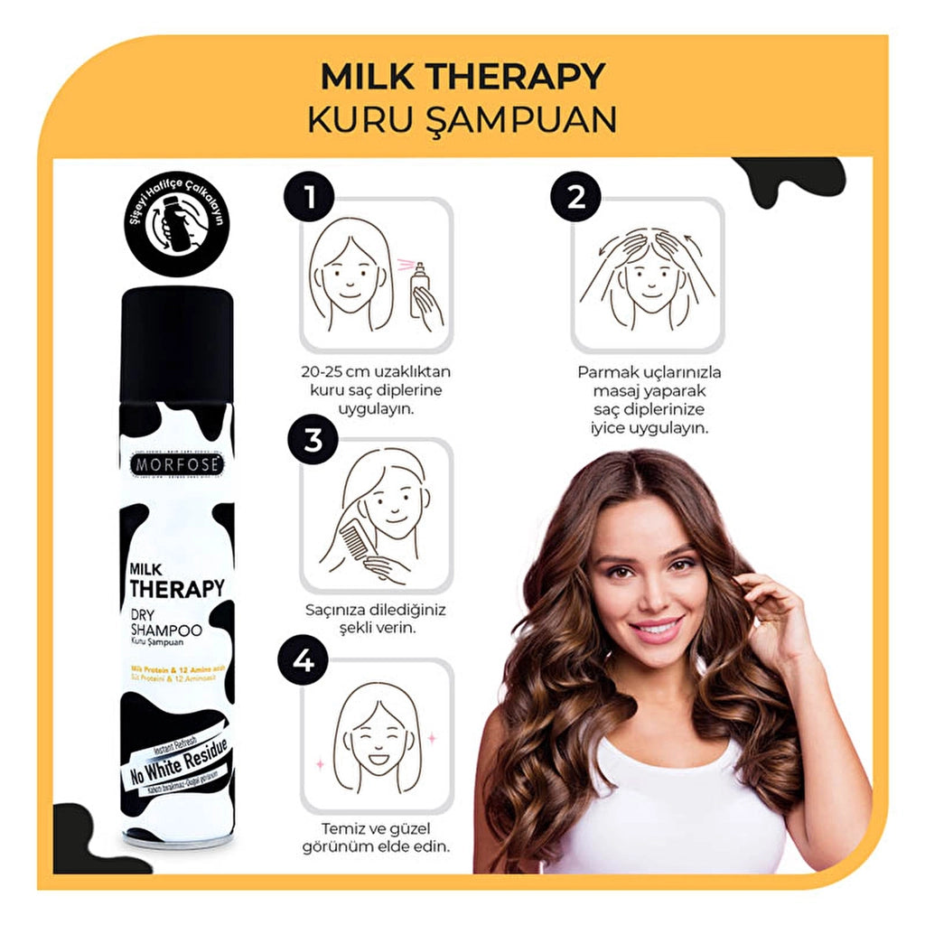 Morfose Milk Therapy Dry Shampoo 200 ml