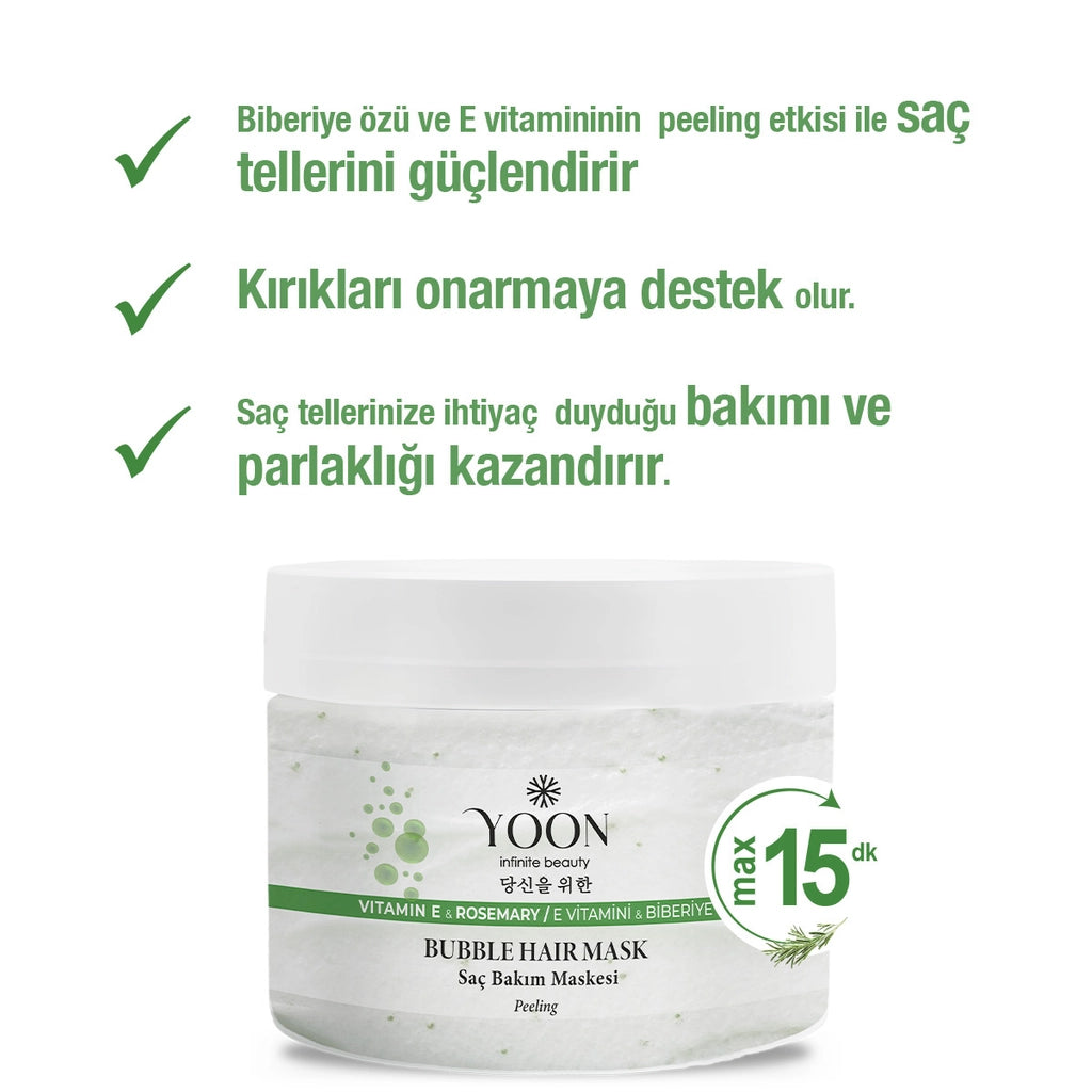 Yoon Rosemary & Vitamin E Hair Care Mask 250 ml