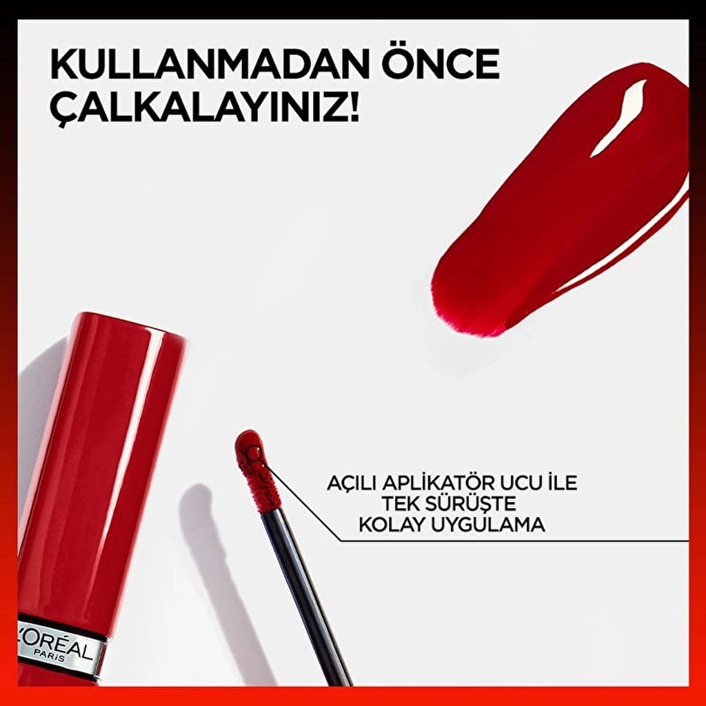 Loreal Paris Infaillible Laque Resistance Liquid Shiny Lipstick 600 Le Nu Rose