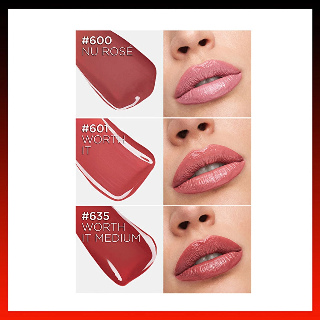 Loreal Paris Infaillible Laque Resistance Liquid Shiny Lipstick 600 Le Nu Rose