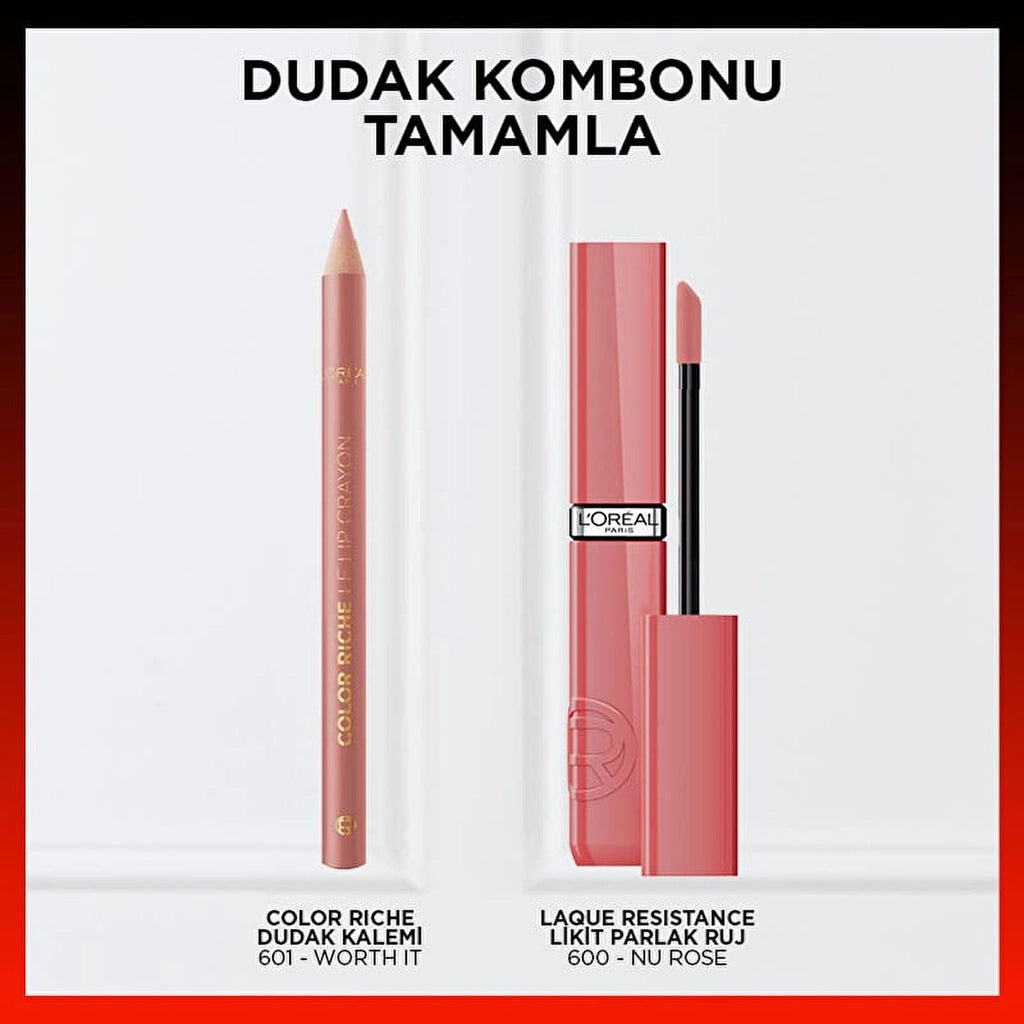 Loreal Paris Infaillible Laque Resistance Liquid Shiny Lipstick 600 Le Nu Rose