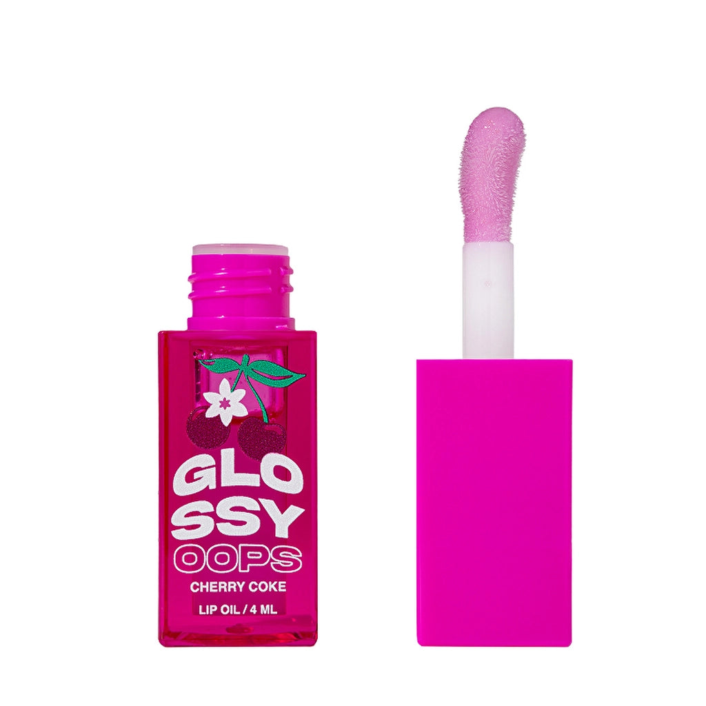 Beauty Bomb Lip Oil Glossy Oops 01 Cherry Coke - Hydrating Lip Oil with Glossy Finish