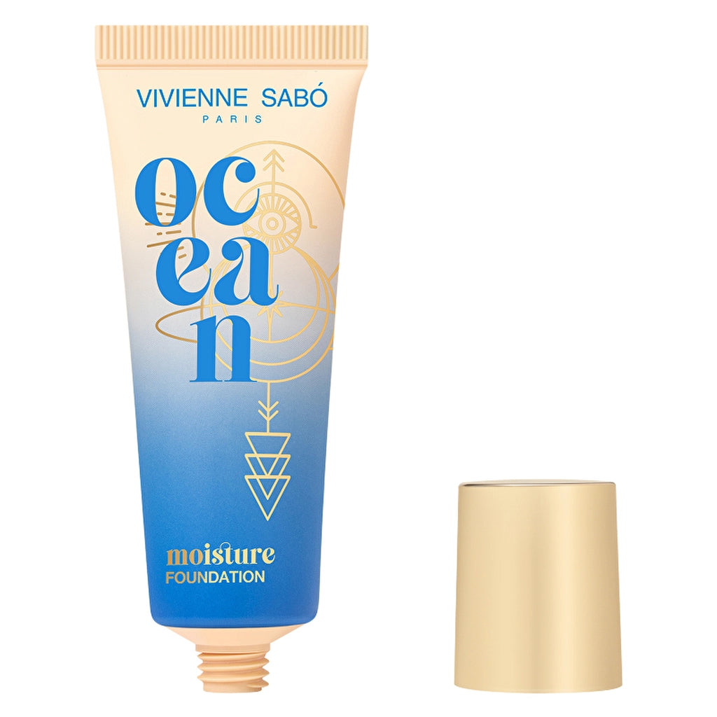 Vivienne Sabo Ocean Moisturizing Foundation 02 Warm Beige - Hydrating Fluid with Natural Radiant Finish