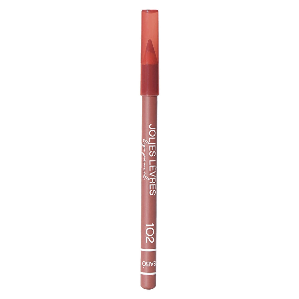 Vivienne Sabo Jolies Levres Lip Pencil 107 Warm Pink - Precise Definition & Long-Lasting Wear
