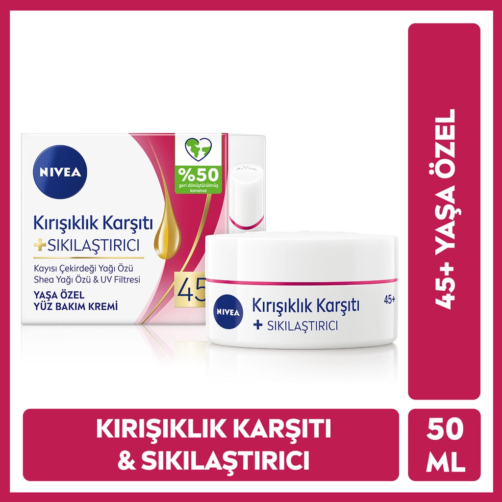 Nivea 45+ Age Anti-Wrinkle + Firming Face Care Cream 50 ml
