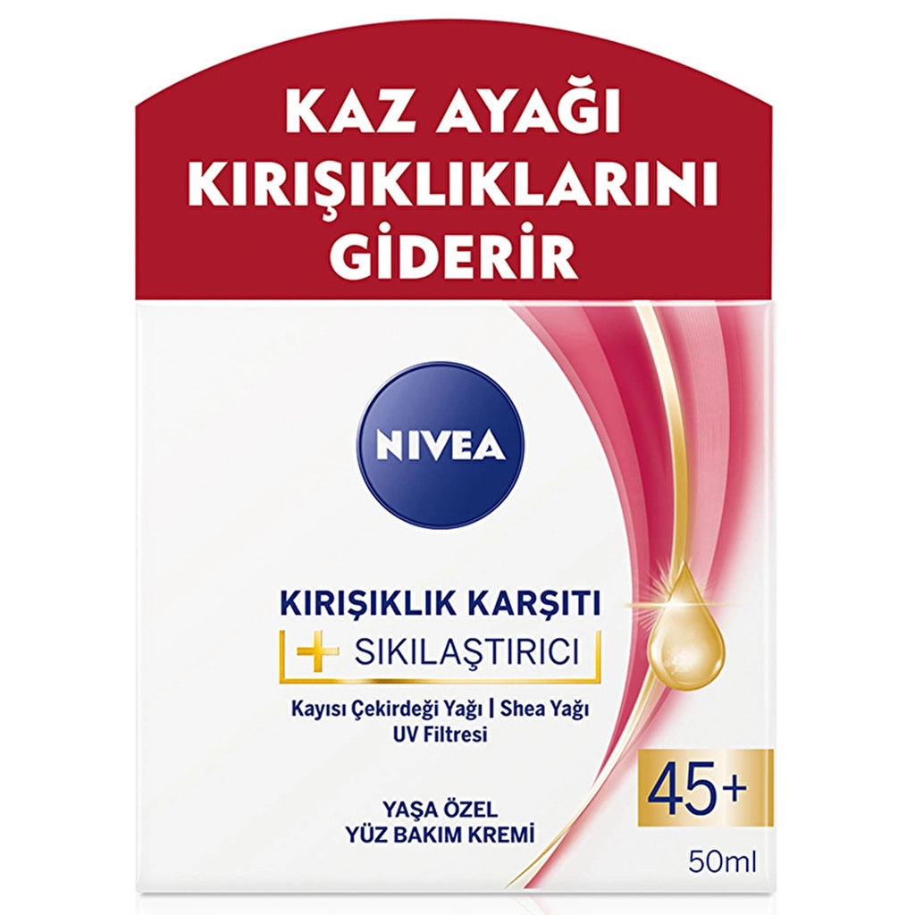 Nivea 45+ Age Anti-Wrinkle + Firming Face Care Cream 50 ml
