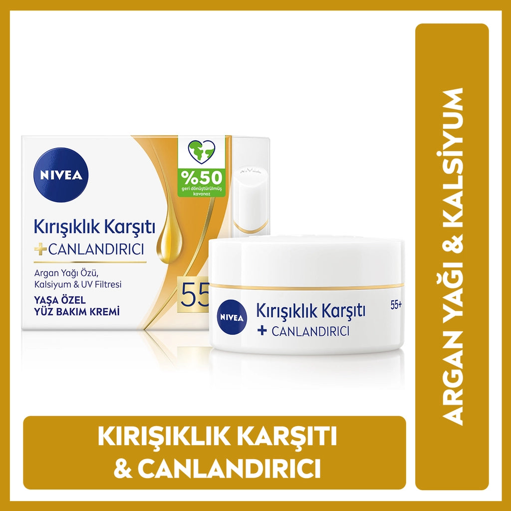Nivea 55+ Age Anti-Wrinkle + Revitalizing Face Care Cream 50 ml