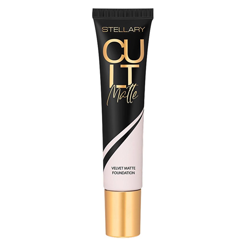 Stellary Cult Matte Foundation 02 Warm Beige - Mousse Texture & Matte Finish