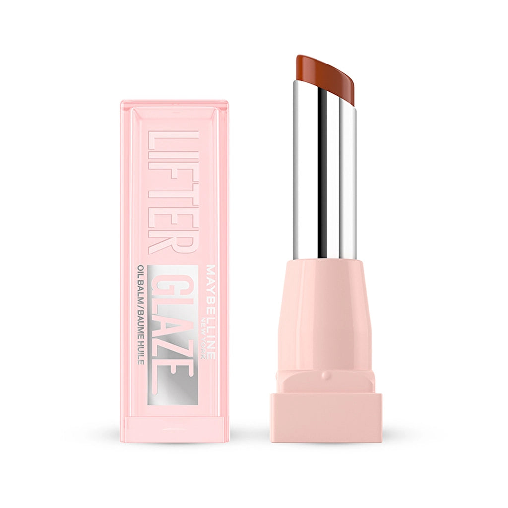Maybelline New York Lifter Glaze Colored Lip Balm with Shea Butter and Hyaluronic Acid 09 Latte Crush