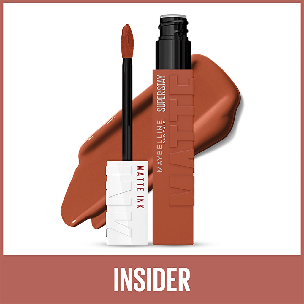 Maybelline New York Super Stay Matte Ink Liquid Matte Lipstick 500 Insider